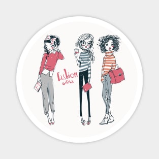 Fashion Girls Magnet